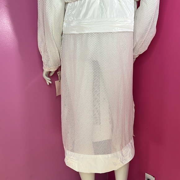 Free People Under The Sea Mesh Maxi Parka white small - Picture 9 of 12